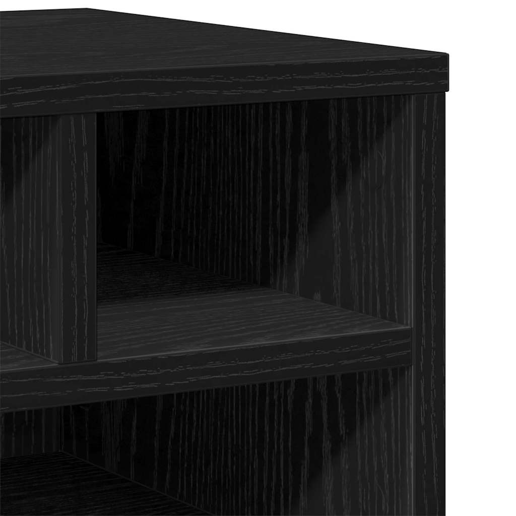 Printer Stand Black Oak-Look 40 x 32 x 22.5 cm