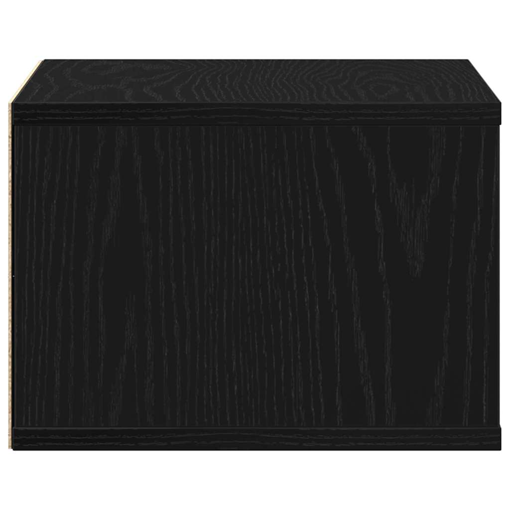 Printer Stand Black Oak-Look 40 x 32 x 22.5 cm