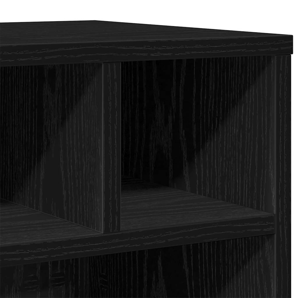 Printer Stand Black Oak Finish 41 x 32 x 33.5 cm