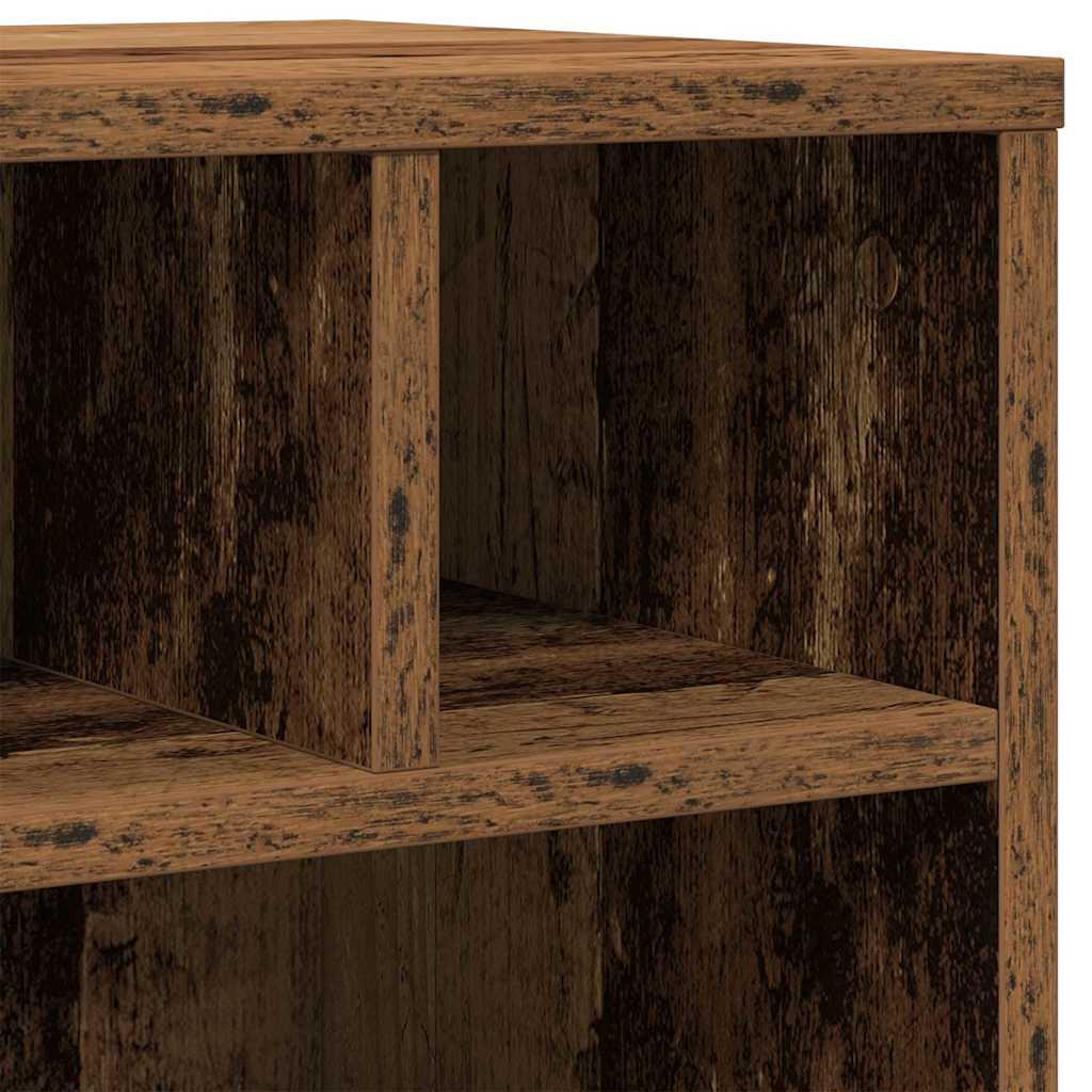 Support d'imprimante en bois recyclé 41 x 32 x 48 cm, panneau de particules