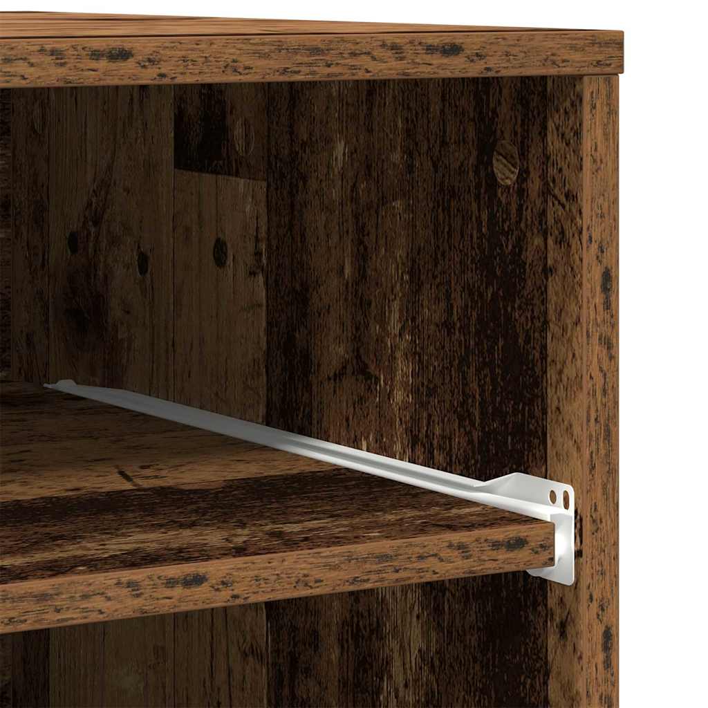 Meuble d'imprimante en bois recyclé 60 x 48 x 74 cm bois d'ingénierie