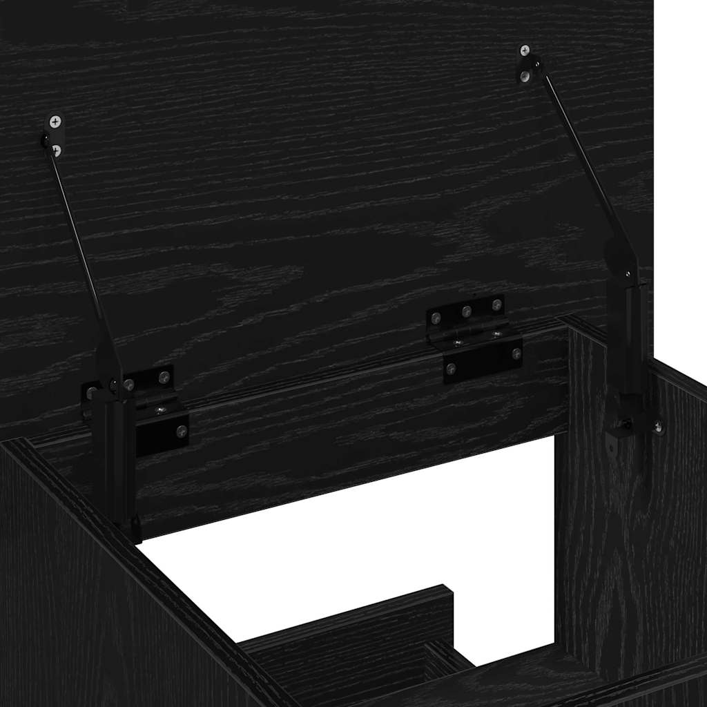 Podium Black Oak Effect 55 x 55 x 107 cm Wood-based Material