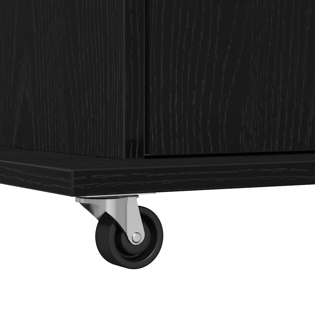 Podium Black Oak Effect 55 x 55 x 107 cm Wood-based Material