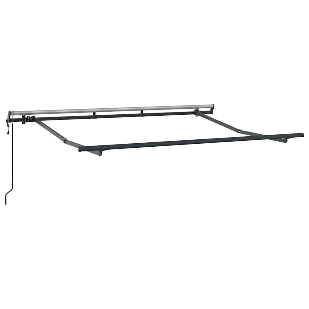 Einziehbare Markise Creme 250 x 200 cm Polyester und Aluminium