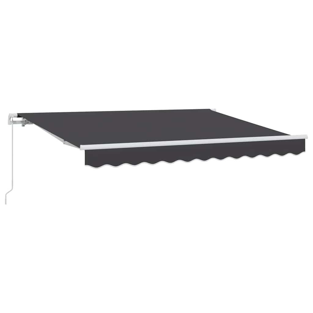 Einziehbare Markise Anthrazit 250 x 200 cm