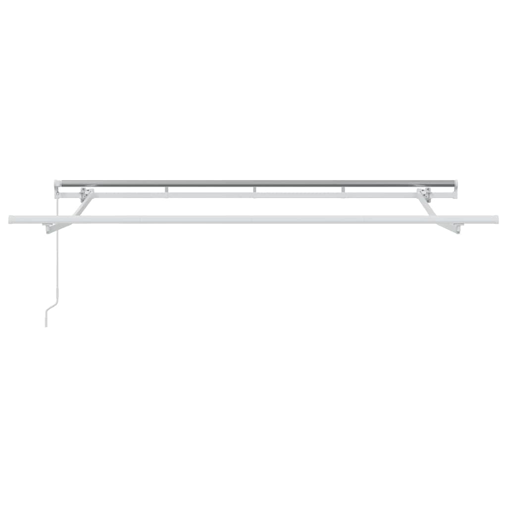 Einziehbare Markise Anthrazit 250 x 200 cm Stoff