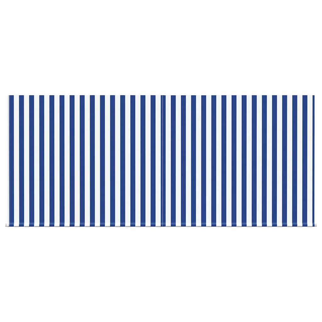 Einziehbare Markise Blau und Weiß 300 x 200 cm