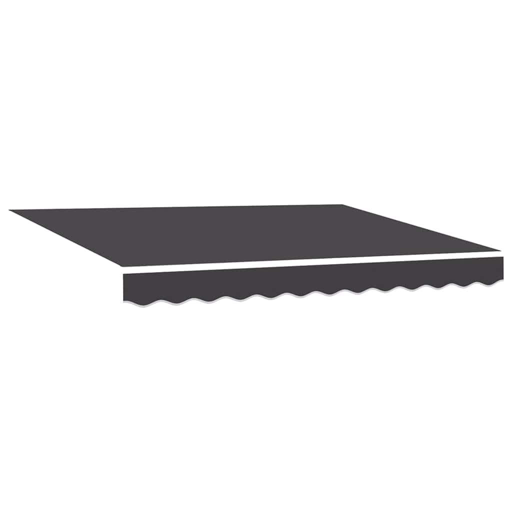 Einziehbare Markise Anthrazit 300 x 200 cm Stoff