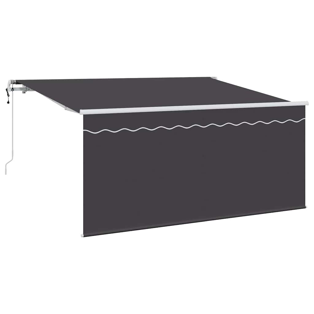Einziehbare Markise Anthrazit 300 x 200 cm