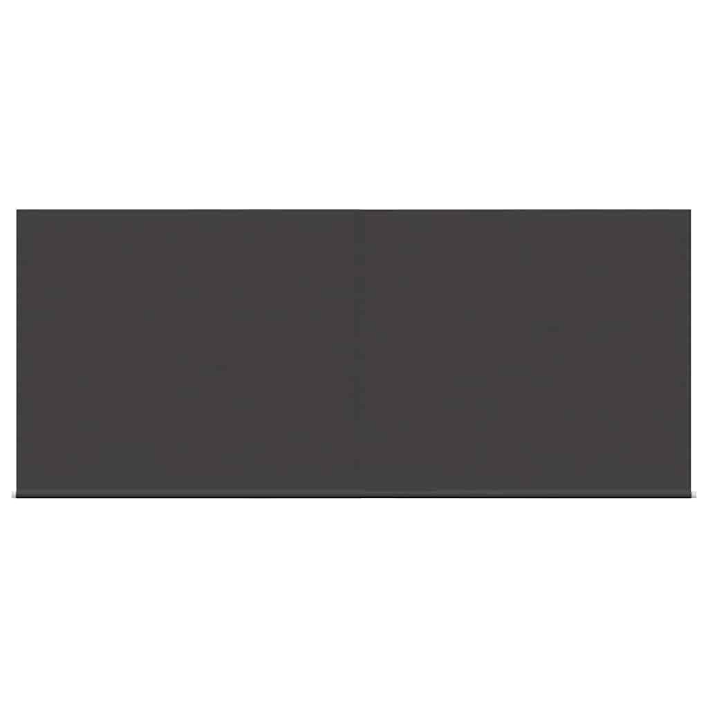 Einziehbare Markise Gestreift Anthrazit 300 x 200 cm Stoff