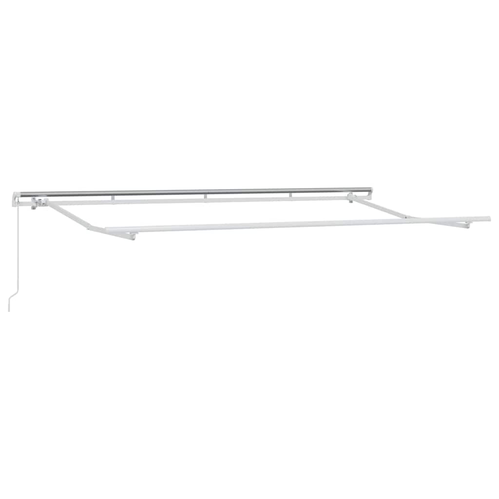 Einziehbare Markise Anthrazit 350 x 200 cm