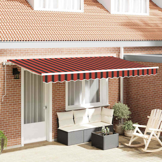 Einziehbare Markise Orange 350 x 200 cm Stoff