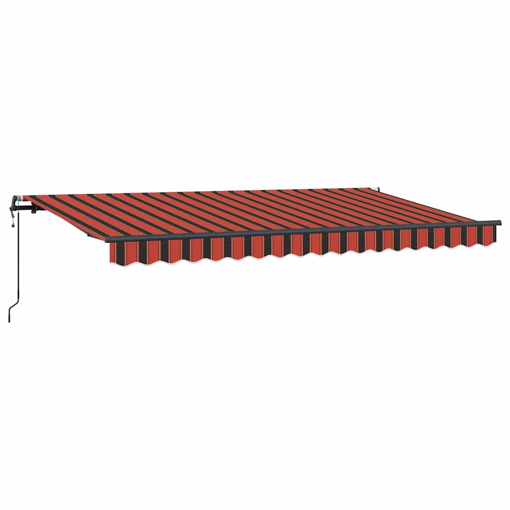 Einziehbare Markise Orange 350 x 200 cm Stoff