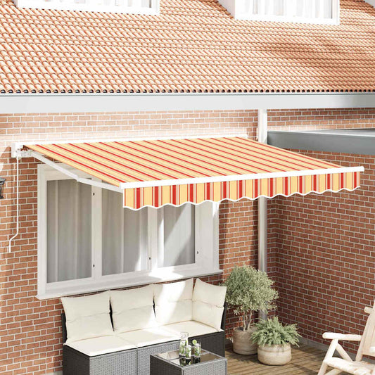 Einziehbare Markise Mehrfarbig 350 x 200 cm