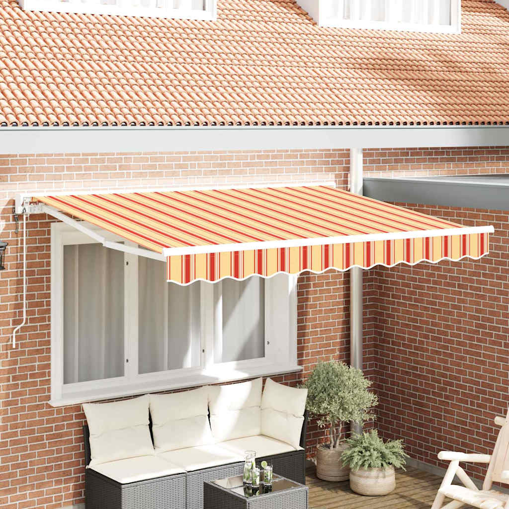 Einziehbare Markise Mehrfarbig 350 x 200 cm