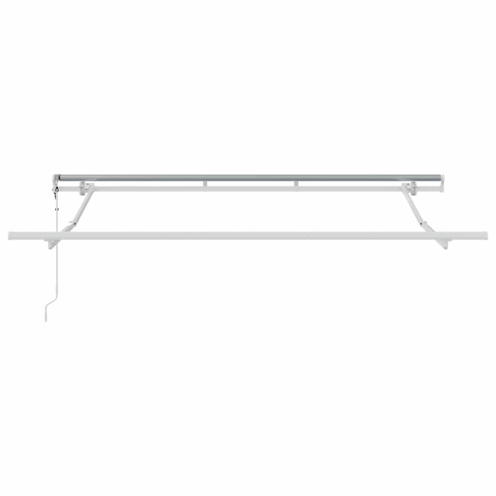 Einziehbare Markise Grün 350 x 200 cm Stoff