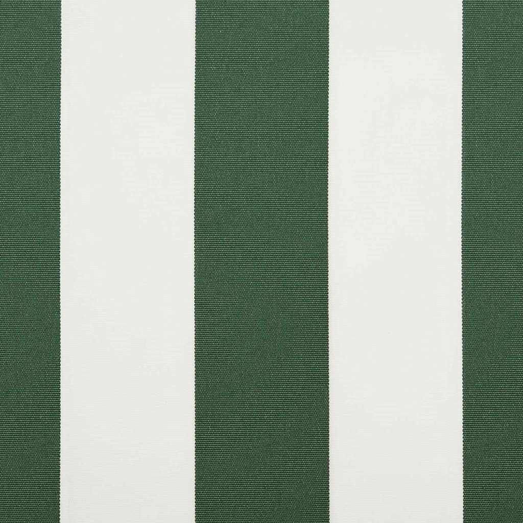 Einziehbare Markise Grün 350 x 200 cm Stoff