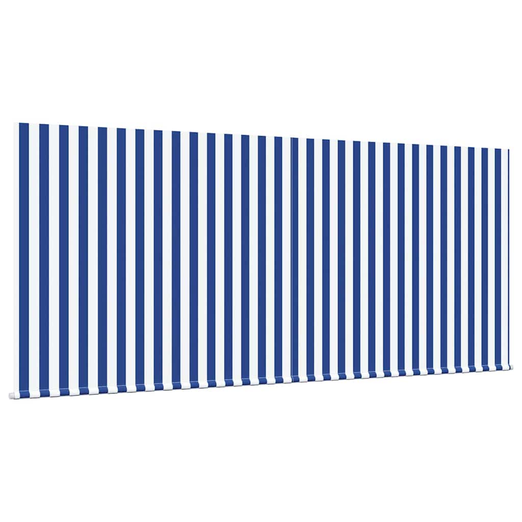 Einziehbare Markise Blau und Weiß 300 x 250 cm