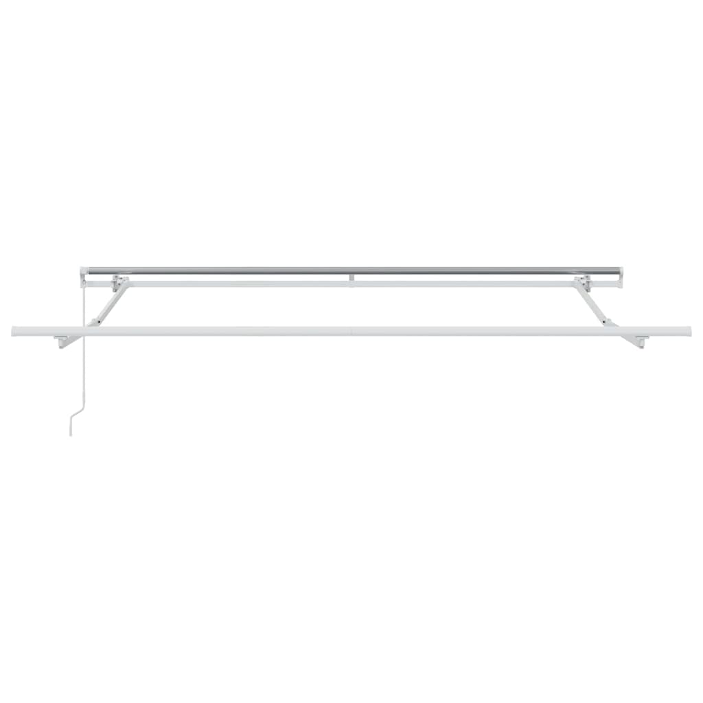 Einziehbare Markise Orange und Braun 300 x 250 cm