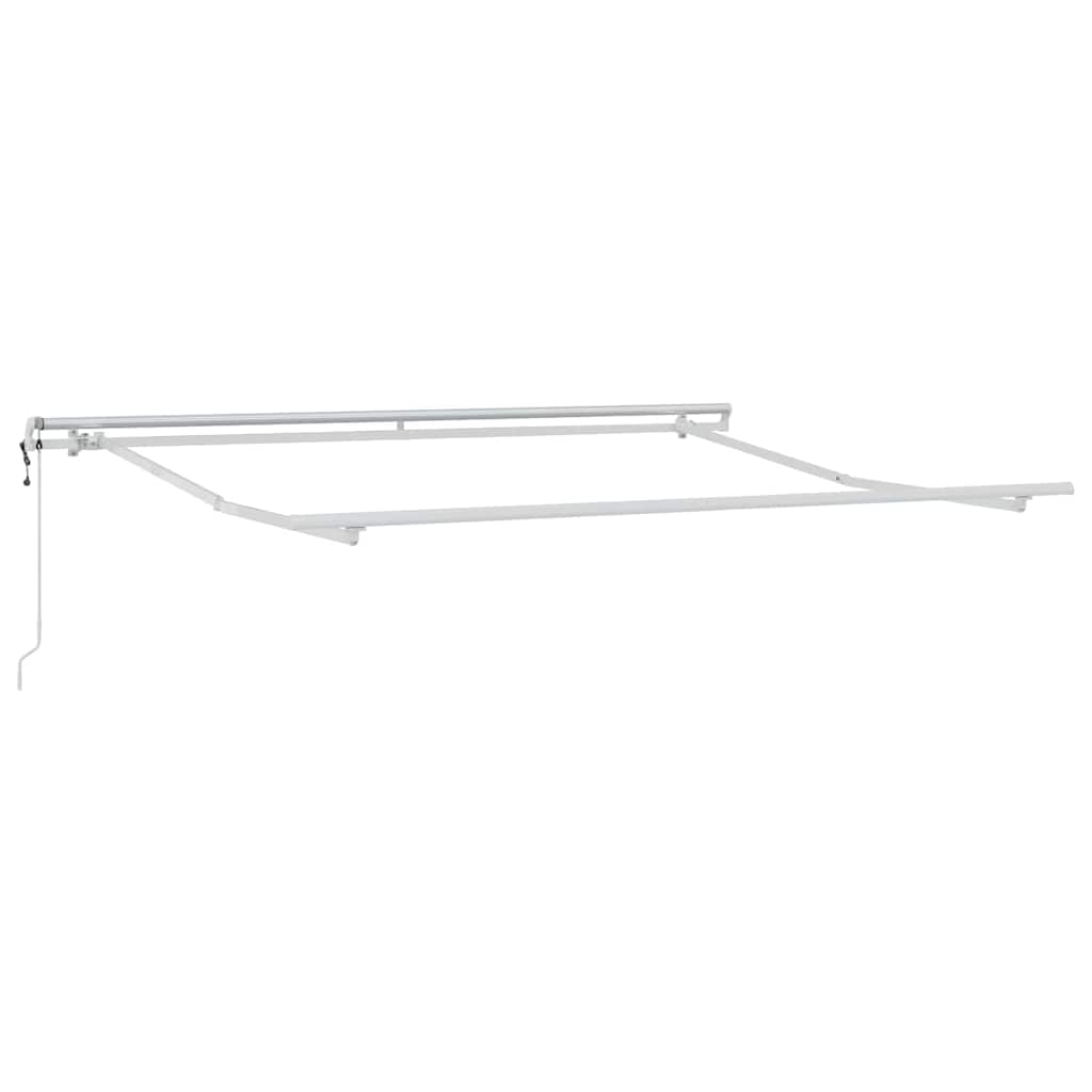 Einziehbare Markise Orange und Braun 300 x 250 cm Stoff