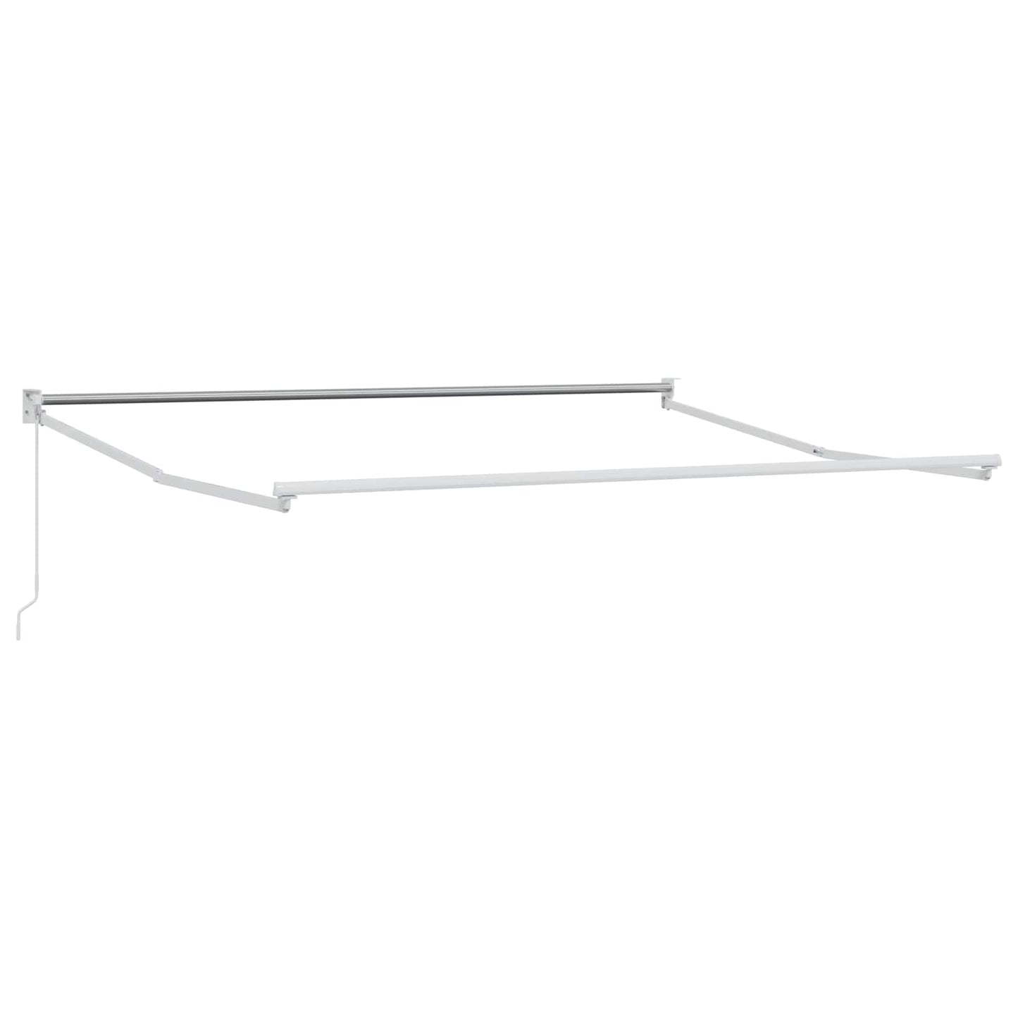 Einziehbare Markise Gestreift Orange und Braun 300 x 250 cm