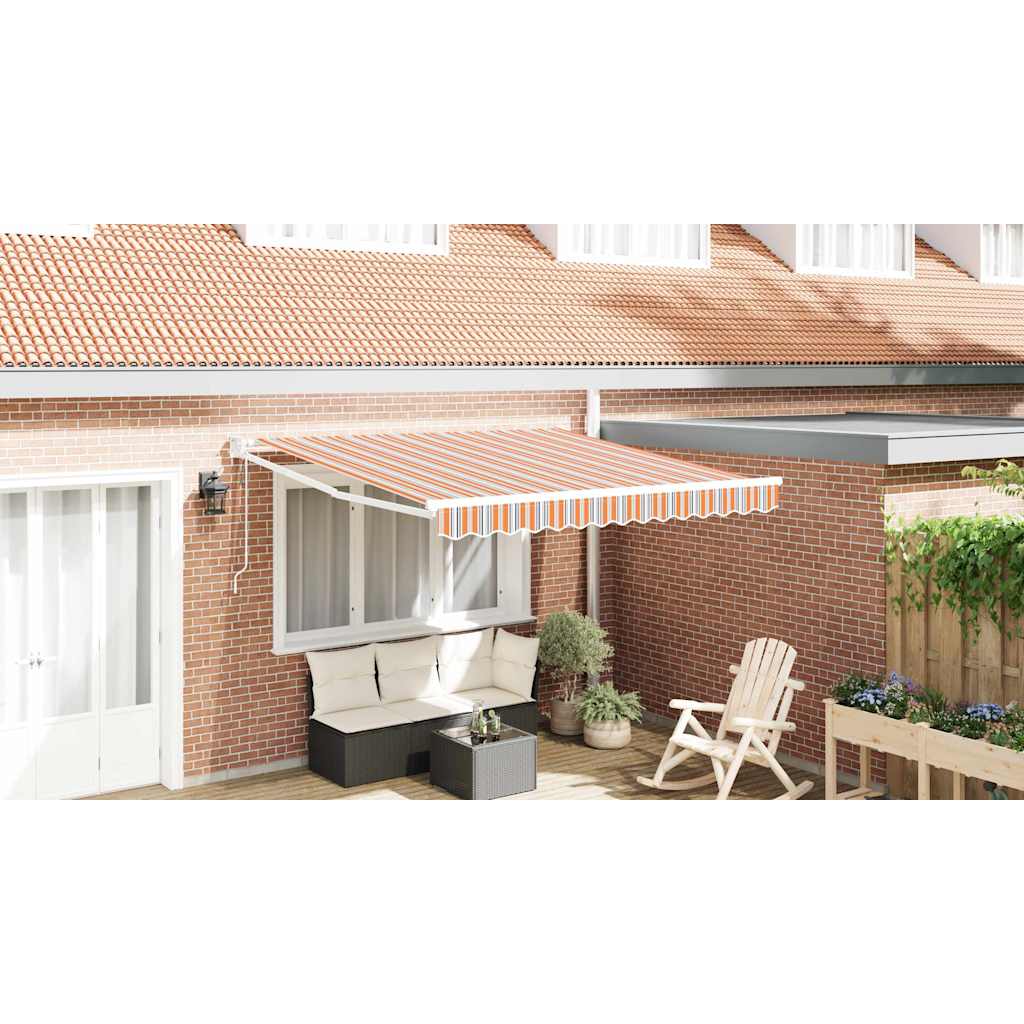 Einziehbare Markise Mehrfarbig 300 x 250 cm Stoff