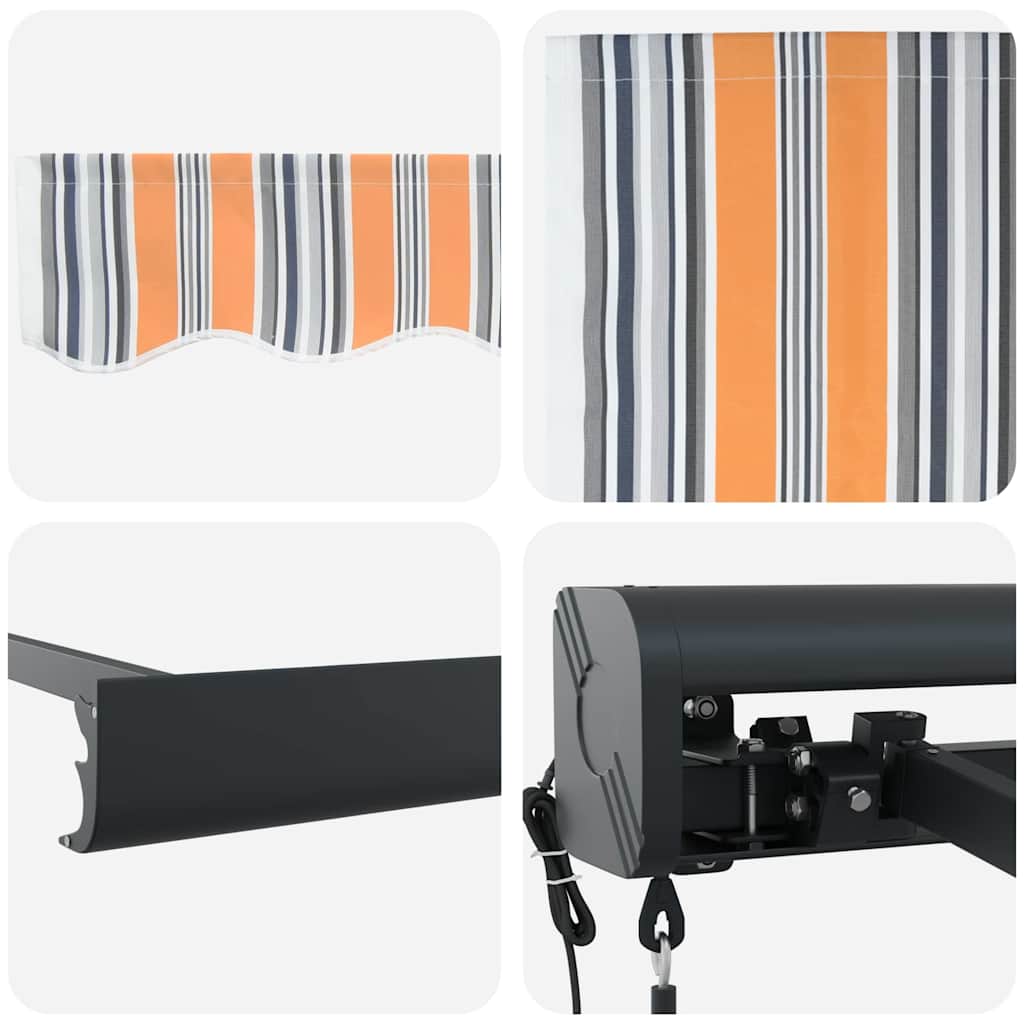Markise Mehrfarbig 300 x 250 x 165 cm Polyester und Aluminium