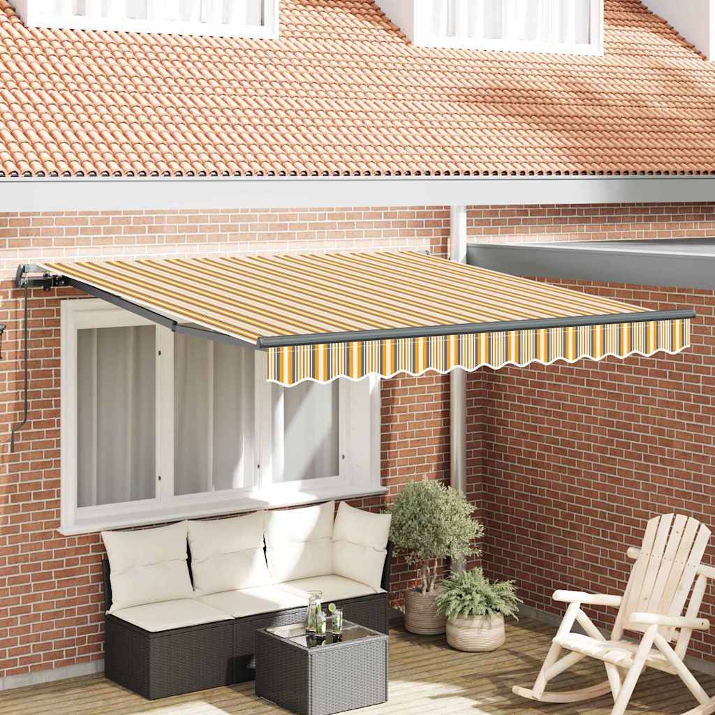 Einziehbare Markise Mehrfarbig 300 x 250 cm Stoff