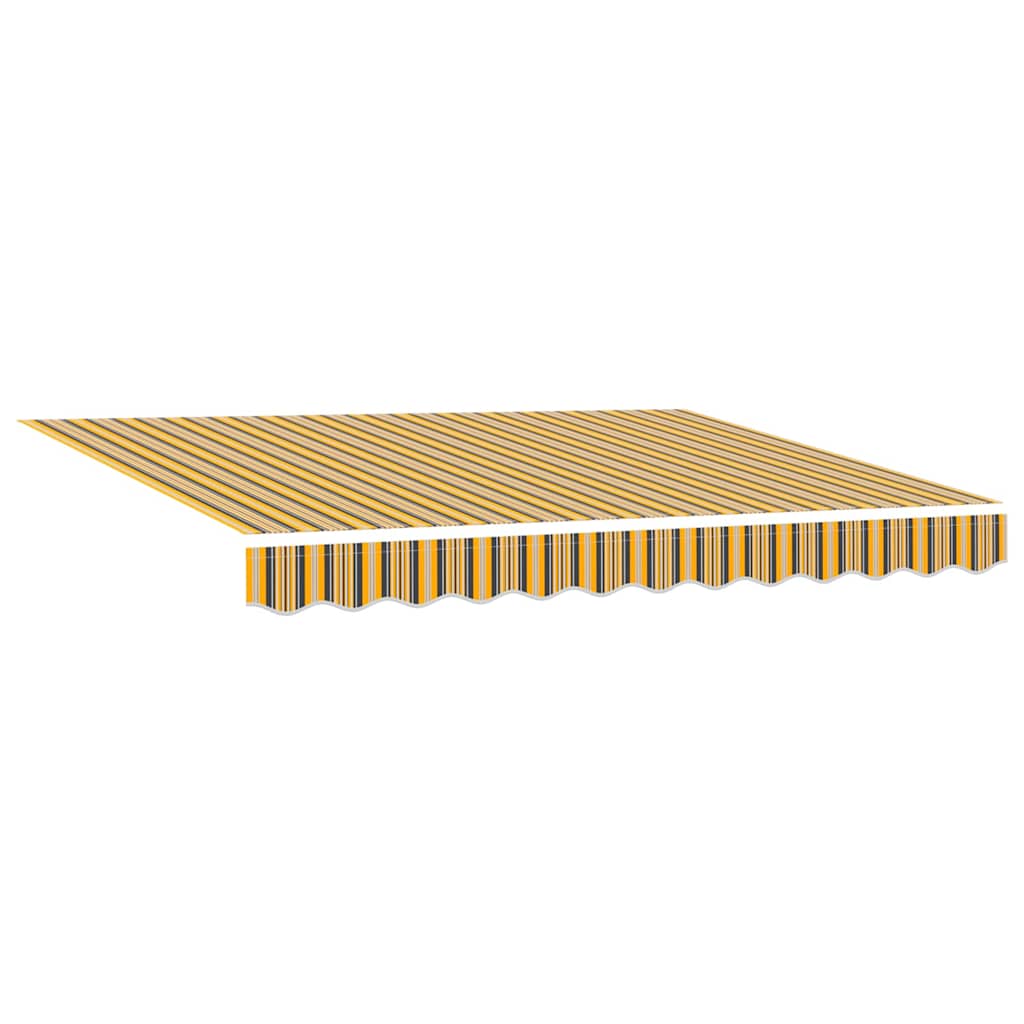Einziehbare Markise Mehrfarbig 300 x 250 cm Stoff und Aluminium