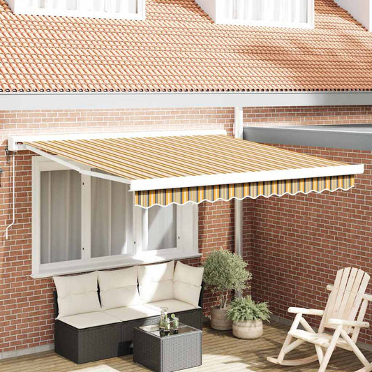 Markise Mehrfarbig 300 x 250 x 165 cm Polyester und Aluminium