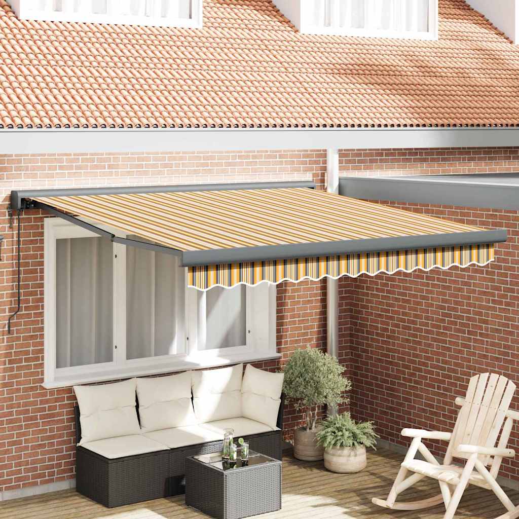 Markise Mehrfarbig 300 x 250 x 165 cm Polyester und Aluminium