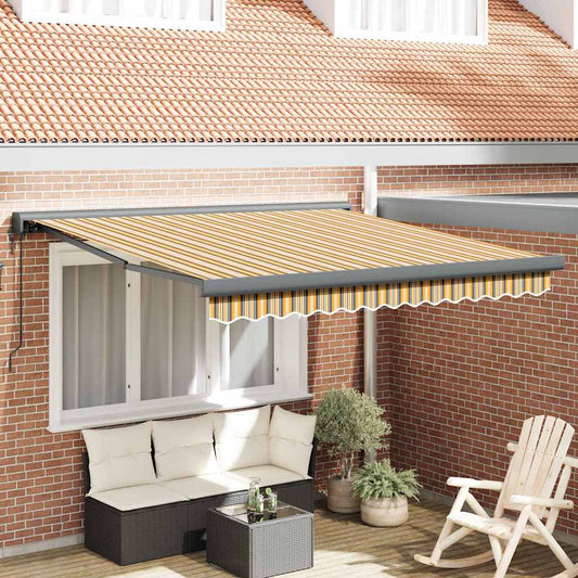 Markise Mehrfarbig 300 x 250 x 165 cm Polyester und Aluminium