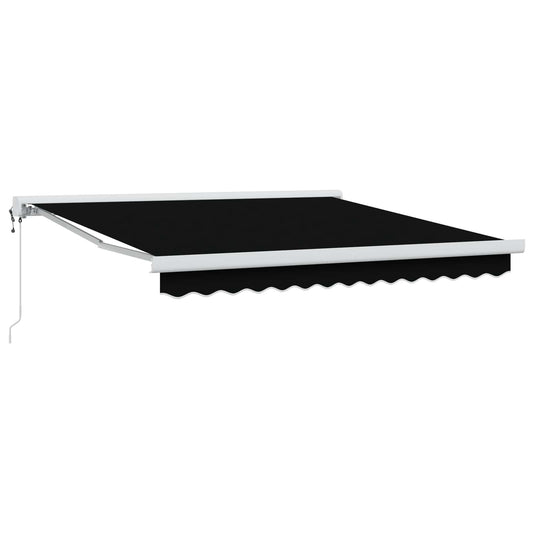 Markise Schwarz 300 x 250 x 165 cm Polyester und Aluminium