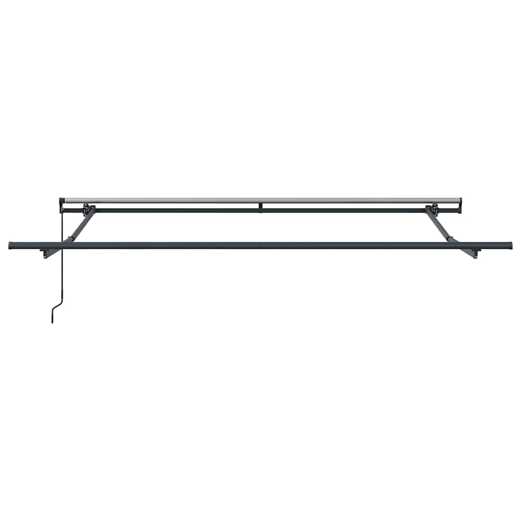 Einfahrbare Markise Weiß Weiß 300 x 250 cm Stoff