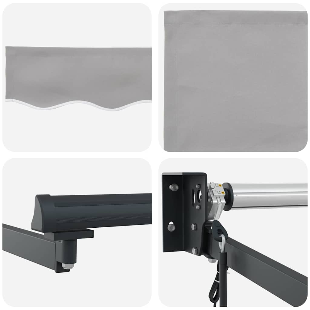 Markise Hellgrau 300 x 250 x 165 cm Polyester