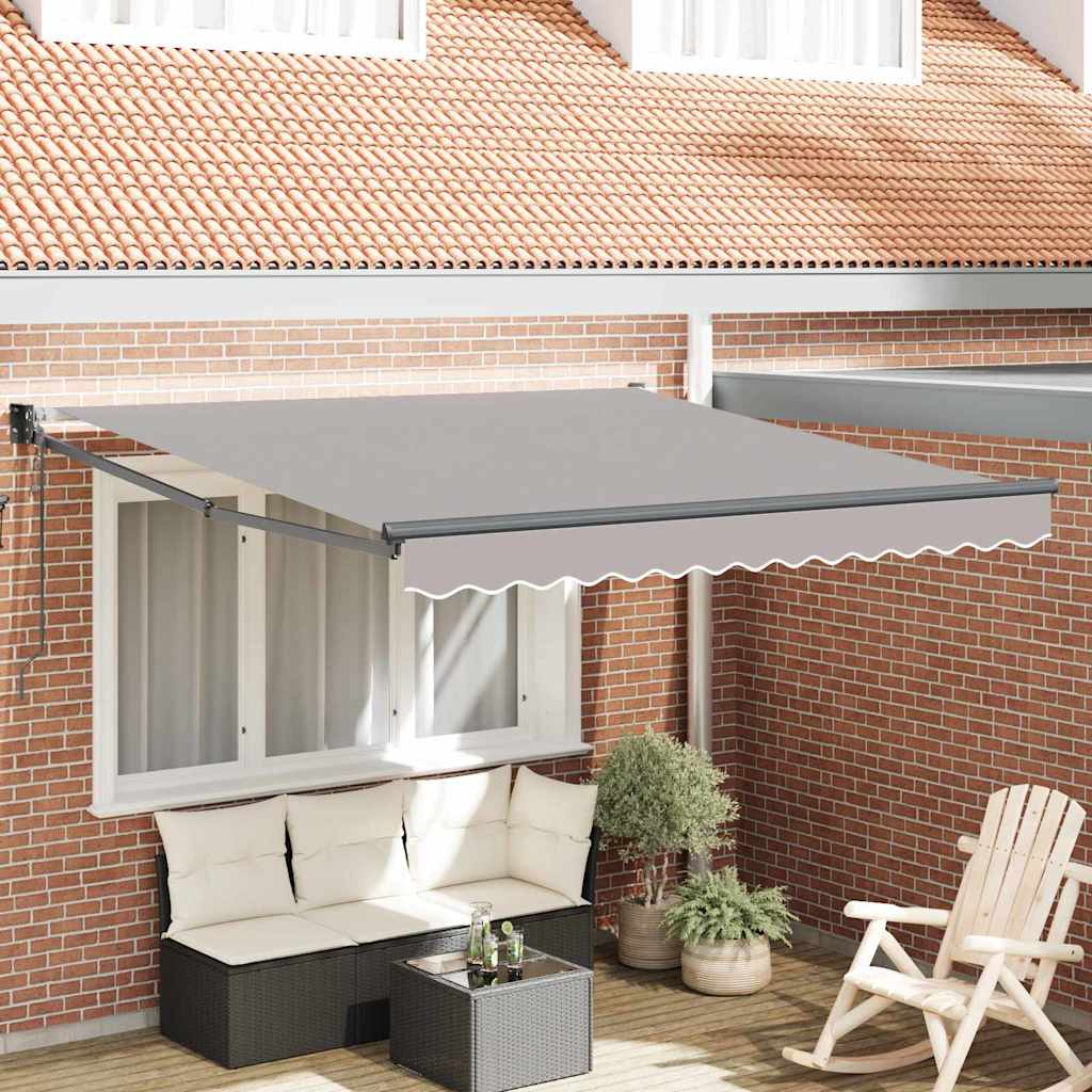 Markise Hellgrau 300 x 250 x 165 cm Polyester