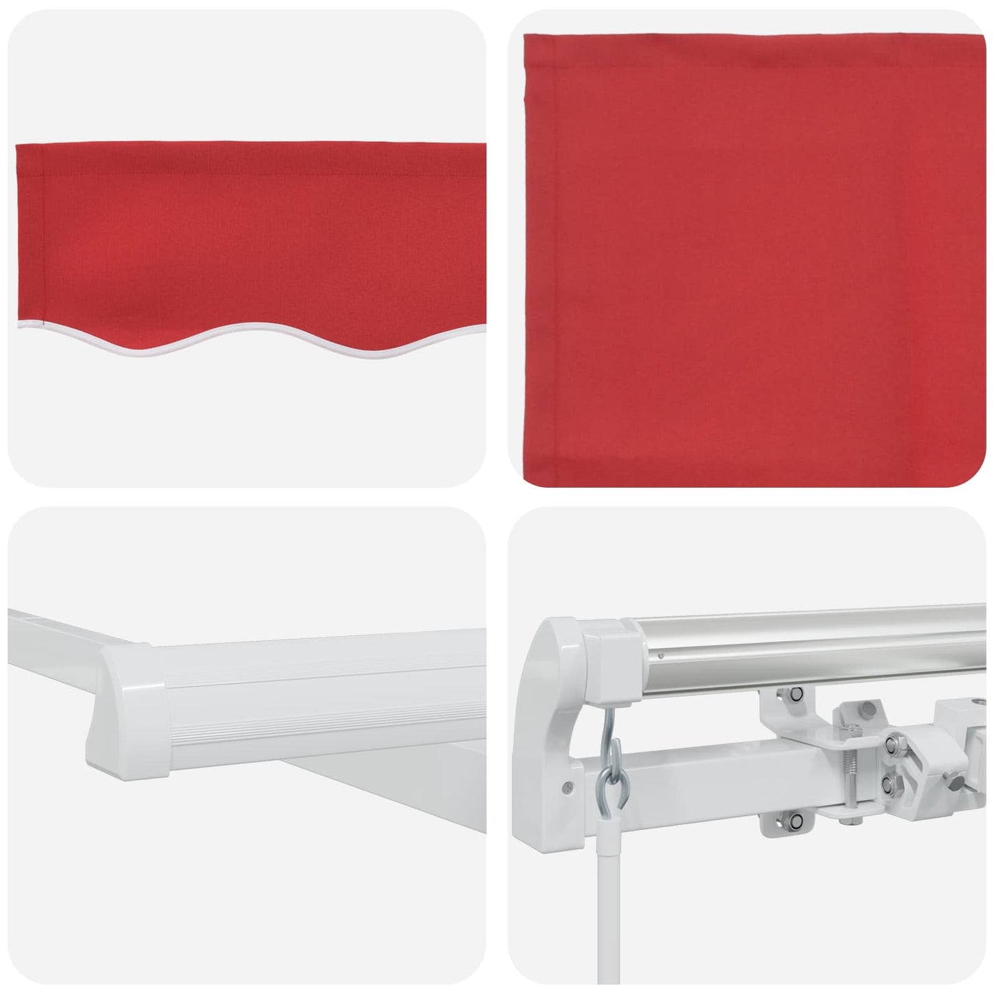 Markise Rot 300 x 250 x 165 cm Polyester