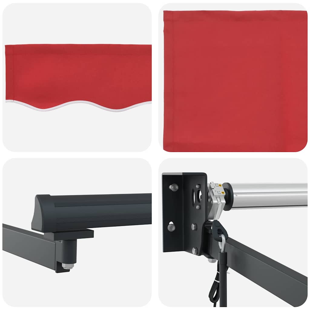 Markise Rot 300 x 250 x 165 cm Polyester
