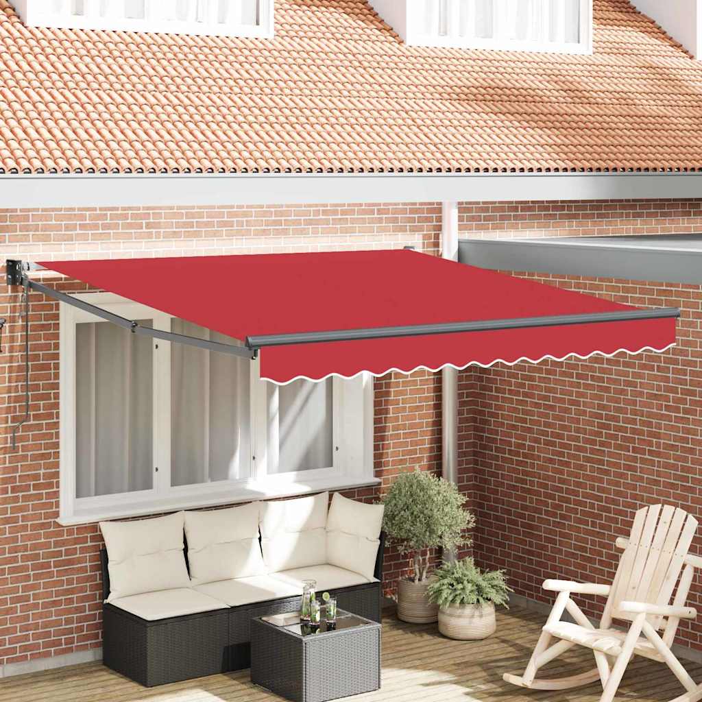 Markise Rot 300 x 250 x 165 cm Polyester
