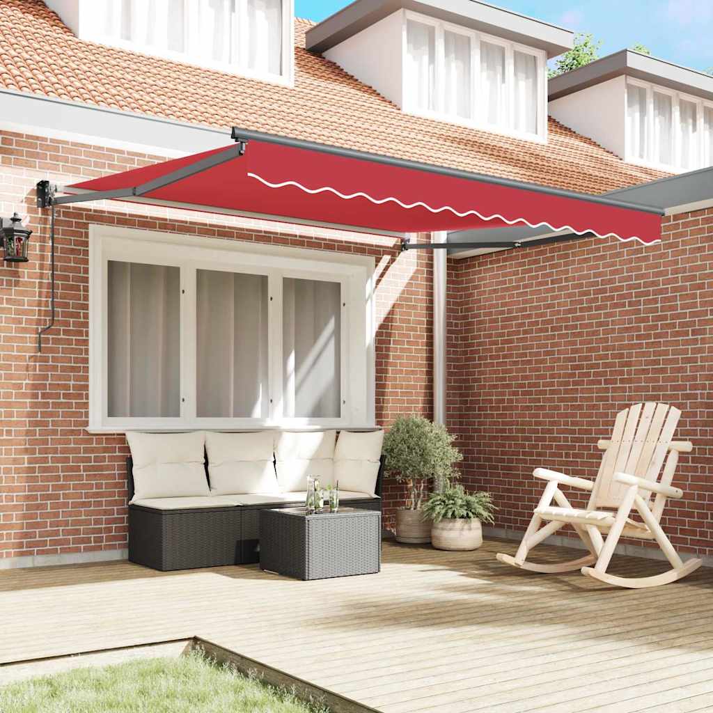 Markise Rot 300 x 250 x 165 cm Polyester