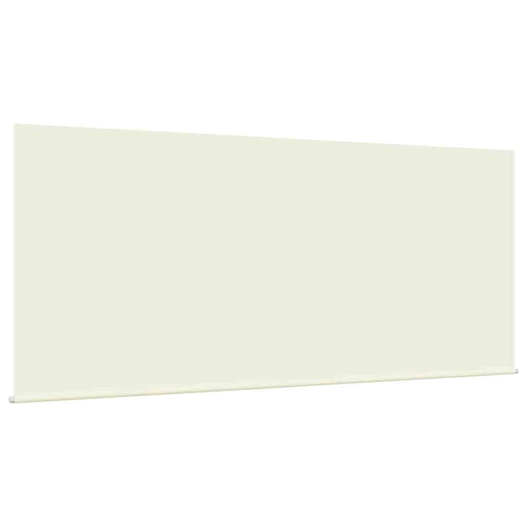 Einziehbare Markise Creme 350 x 250 cm Polyester und Aluminium