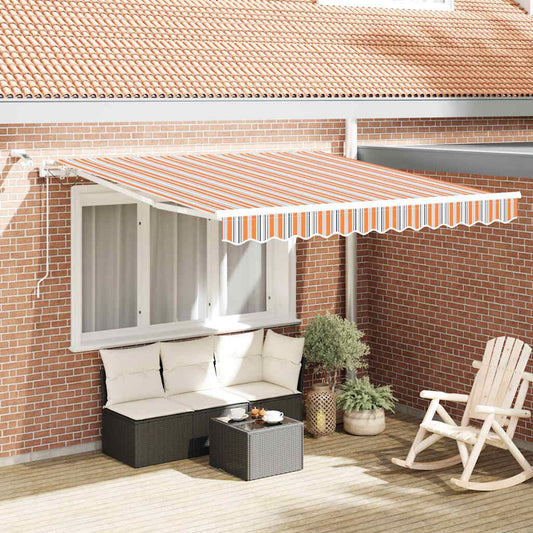 Einziehbare Markise Mehrfarbig 350 x 250 cm