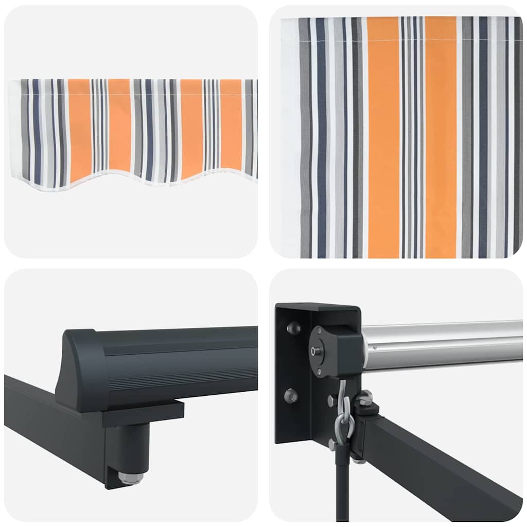 Einziehbare Markise Mehrfarbig 350 x 250 cm