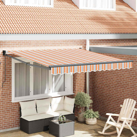 Einziehbare Markise Mehrfarbig 350 x 250 cm