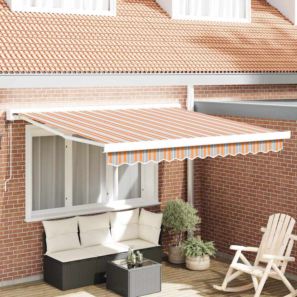 Markise Mehrfarbig 350 x 250 x 165 cm Polyester und Aluminium