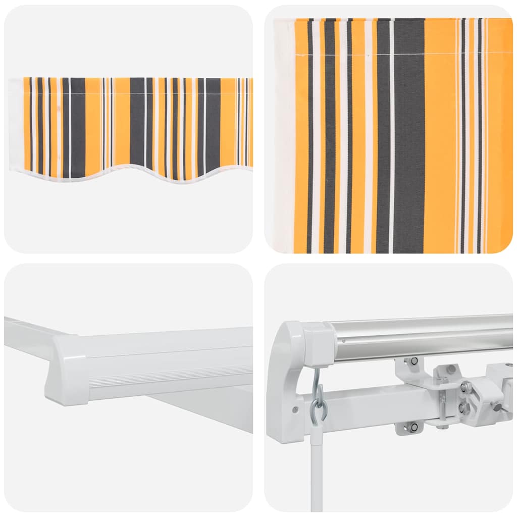 Einziehbare Markise Mehrfarbig 350 x 250 cm