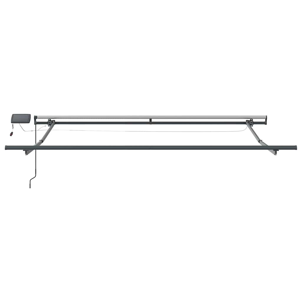 Einziehbare Markise Beige 350 x 250 cm Stoff