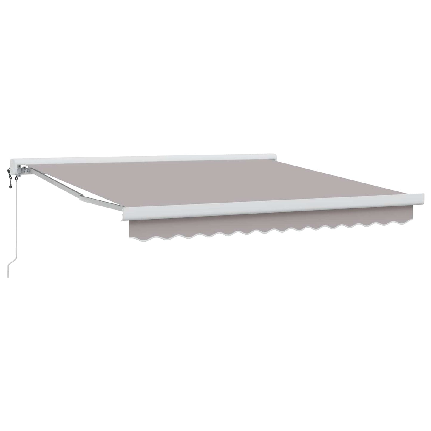 Markise Hellgrau 350 x 250 x 165 cm Polyester und Aluminium