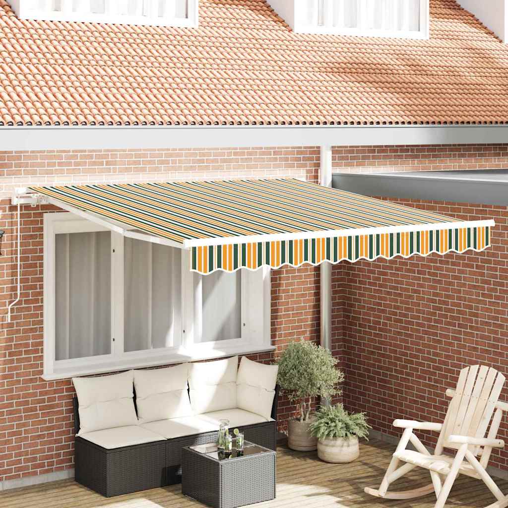 Einziehbare Markise Mehrfarbig 350 x 250 cm