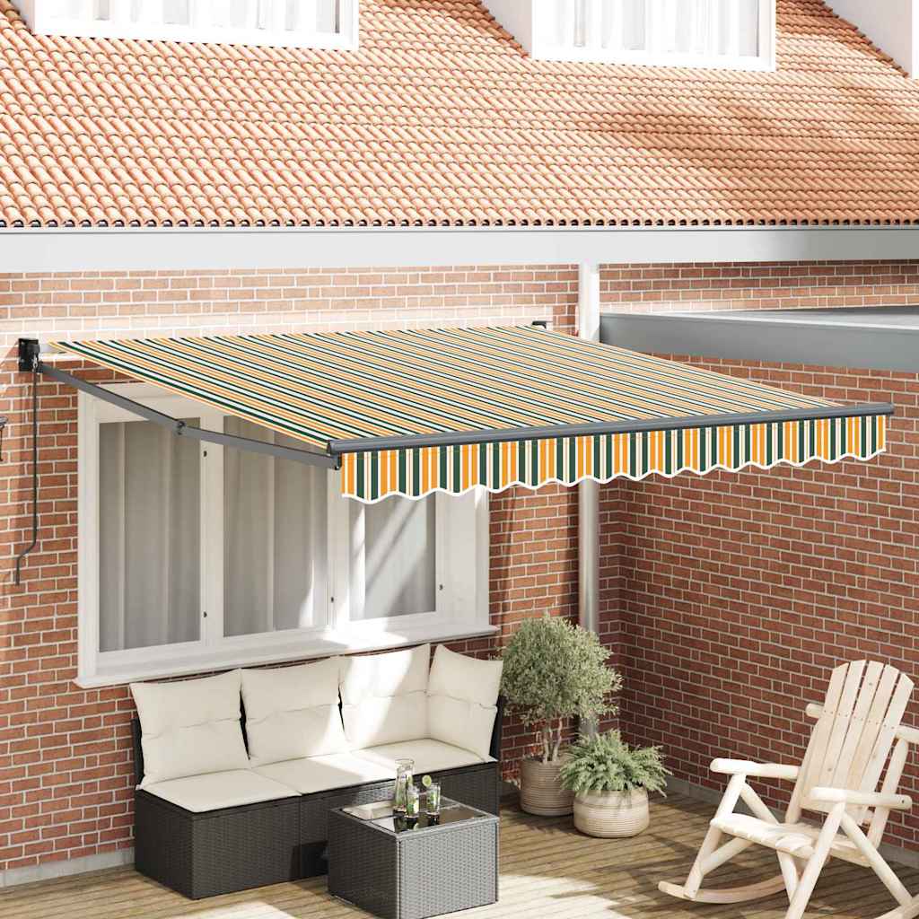 Einziehbare Markise Mehrfarbig 350 x 250 cm